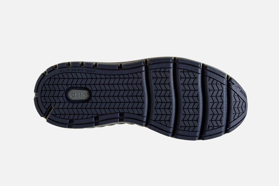 Brooks Indonesia Addiction Walker Suede Running Shoes Mens - Navy - 62TVSNDLB